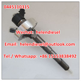 China Genuine and New BOSCH injector 0445110315 , 0 445 110 315 ,0445110 315,16600 VZ20A,16600VZ20A NISSAN original,1077500650 supplier