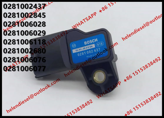 China 100% original BOSCH 0281002437 Intake Manifold Air Pressure Sensor 0281002845 /0281006028/0281002680 /0281006076/5040884 supplier